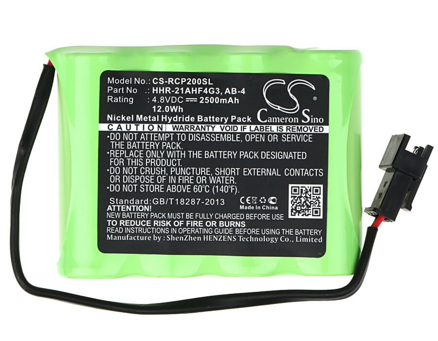 4.8V, 2500mAh, Ni-MH Battery fits Iai, Robo Cylinder Controller Rcp2-, 12Wh