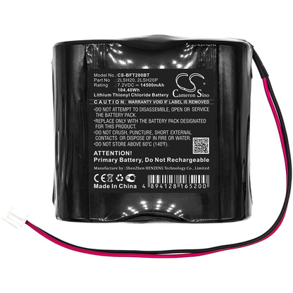7.2V, 14500mAh, Li-SOCl2 Battery fits Gas Fire, Ignition, 104.4Wh