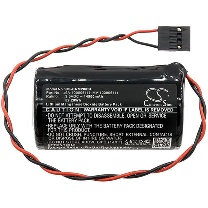 3.6V, 14500mAh, Li-MnO2 Battery fits Haliburton, 700 Flow Meter, 52.2Wh
