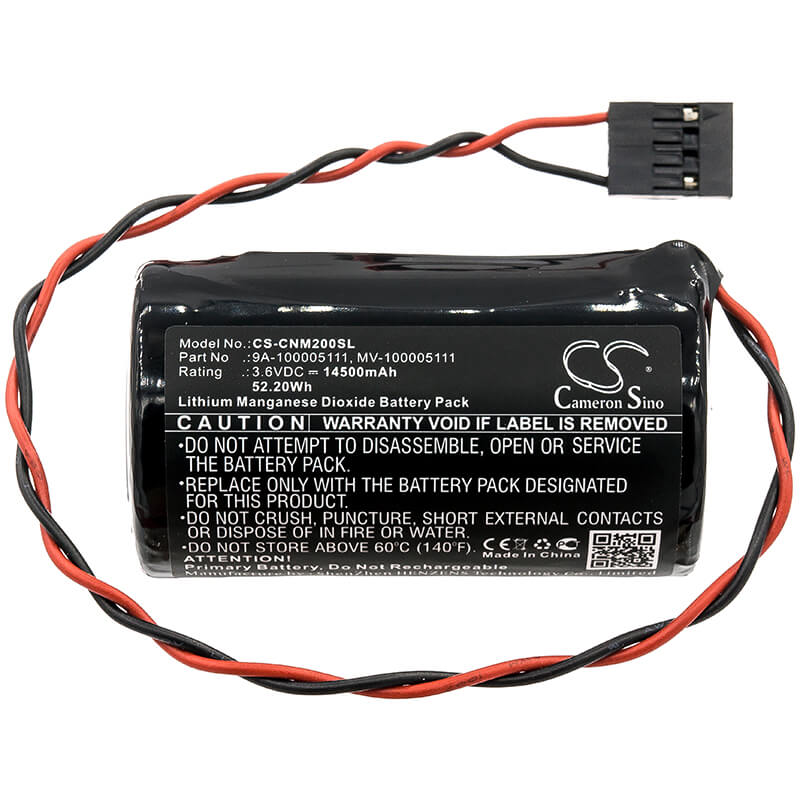 3.6V, 14500mAh, Li-MnO2 Battery fits Alexor, Wt4911b, Wt4911batt, 52.2Wh