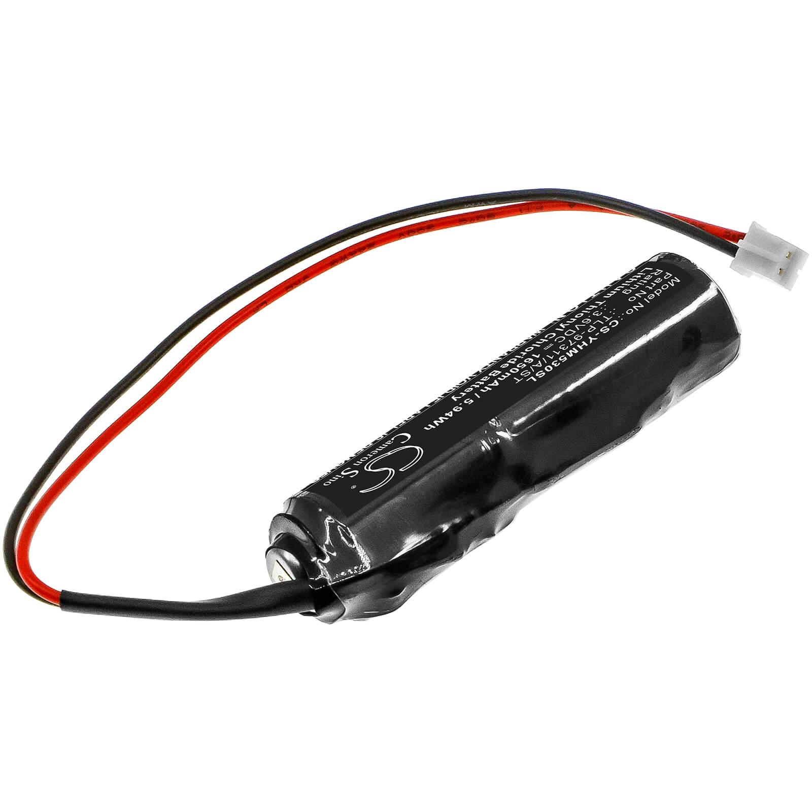 3.6V, 1650mAh, Li-SOCl2 Battery fits Yamaha, Kca-m53g, Kca-m53go-10, 5.94Wh