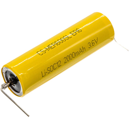 3.6V, 2000mAh, Li-SOCl2 Battery fits Maxell, Er6, 7.2Wh