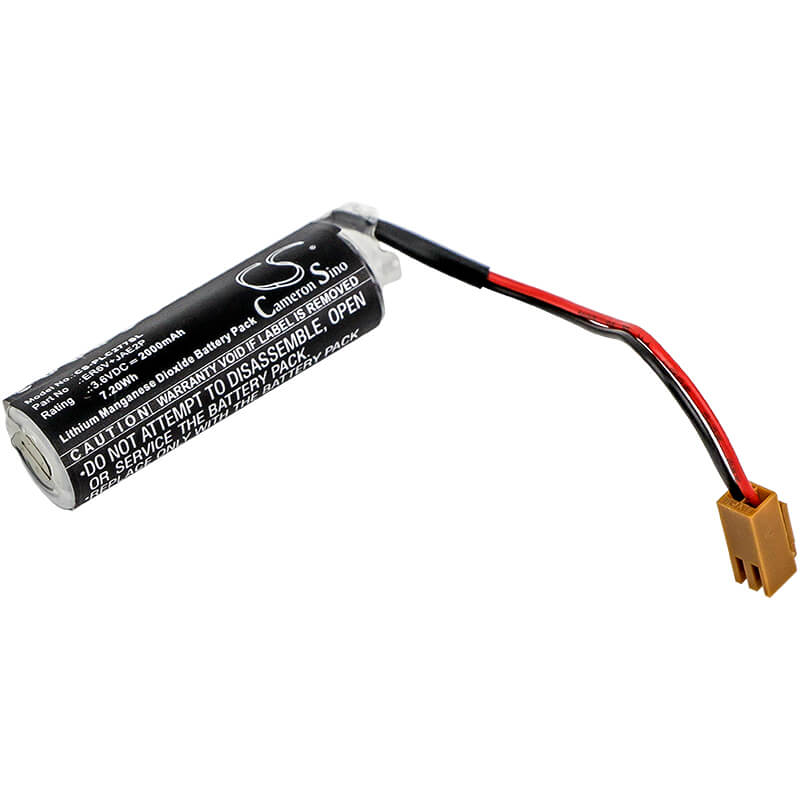 3.6V, 2000mAh, Li-MnO2 Battery fits Toshiba, Er6v+jae2p, 7.2Wh