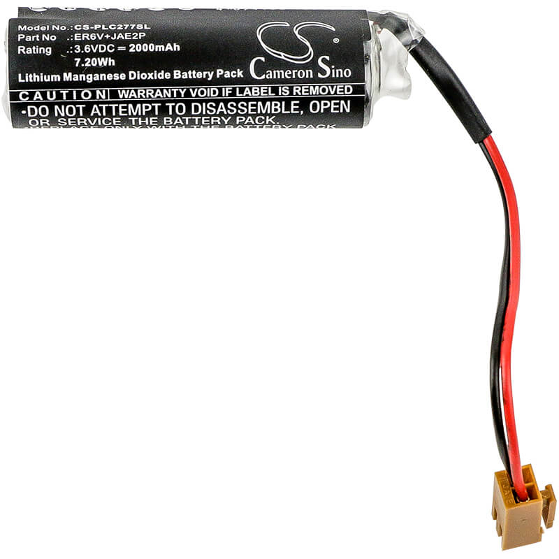 3.6V, 2000mAh, Li-MnO2 Battery fits Toshiba, Er6v+jae2p, 7.2Wh