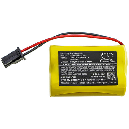3.6V, 7000mAh, Li-SOCl2 Battery fits Abb, 1s2 Pls17500, Irb 1200, 25.2Wh