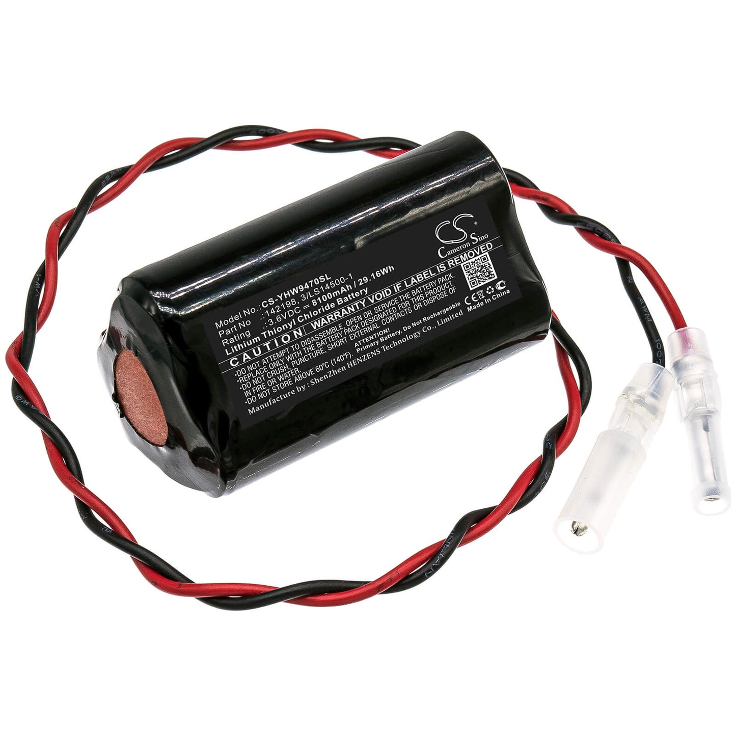 3.6V, 8100mAh, Li-SOCl2 Battery fits Yaskawa, Motoman Batteries, Motoman Manipulator Battery B, 29.16Wh