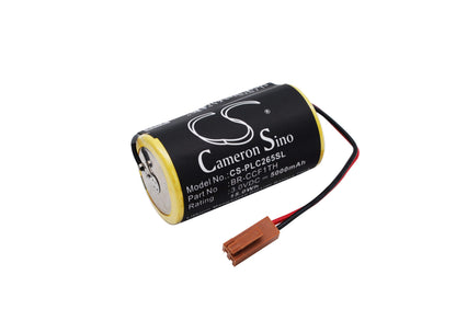 3.0V, 5000mAh, Li-MnO2 Battery fits Ge, Fanuc Cnc 16i, Fanuc Cnc 18i, 15Wh