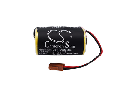 3.0V, 5000mAh, Li-MnO2 Battery fits Ge, Fanuc Cnc 16i, Fanuc Cnc 18i, 15Wh