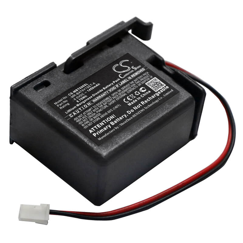 6.0V, 1450mAh, Li-MnO2 Battery fits Mitsubishi, Mr-bat6v1set-a, 8.7Wh