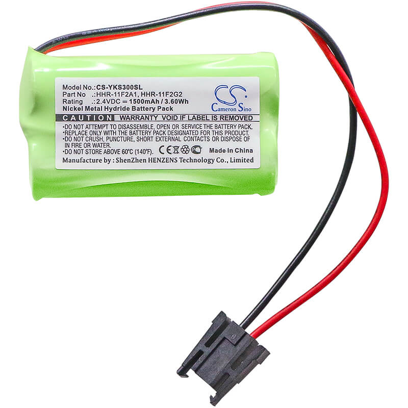 2.4V, 1500mAh, Ni-MH Battery fits Yokogawa, Cs1000, Cs-3000, 3.6Wh