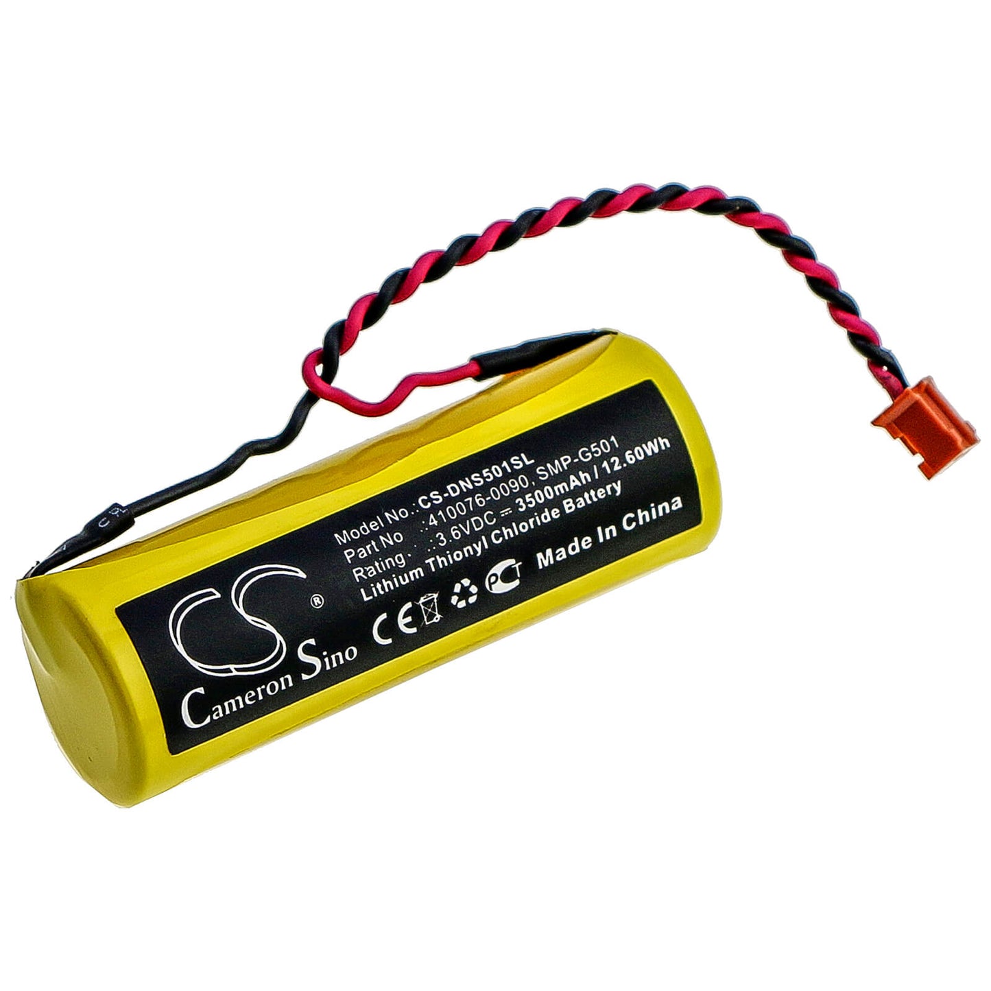 3.6V, 3500mAh, Li-SOCl2 Battery fits Denso, Smp-g501, 12.6Wh