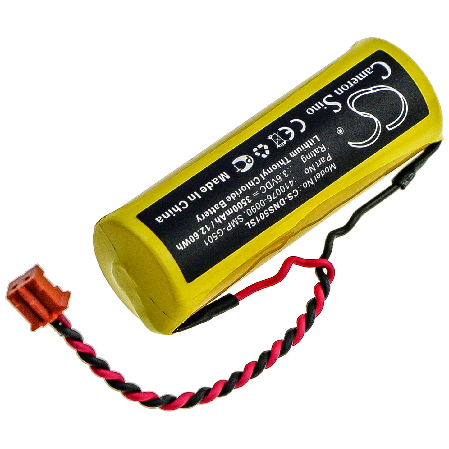 3.6V, 3500mAh, Li-SOCl2 Battery fits Denso, Smp-g501, 12.6Wh