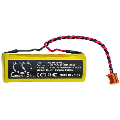 3.6V, 3500mAh, Li-SOCl2 Battery fits Denso, Smp-g501, 12.6Wh