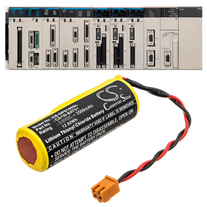 3.6V, 3500mAh, Li-SOCl2 Battery fits Omron, Cs1, Cs1h, 12.6Wh