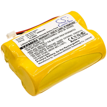 6.0V, 2000mAh, Li-MnO2 Battery fits Panasonic, Br-acf2r, 12Wh