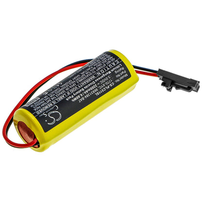 3.0V, 2200mAh, Li-MnO2 Battery fits Allen Bradley, 1771-dmc1, 1771-dmc4, 6.6Wh