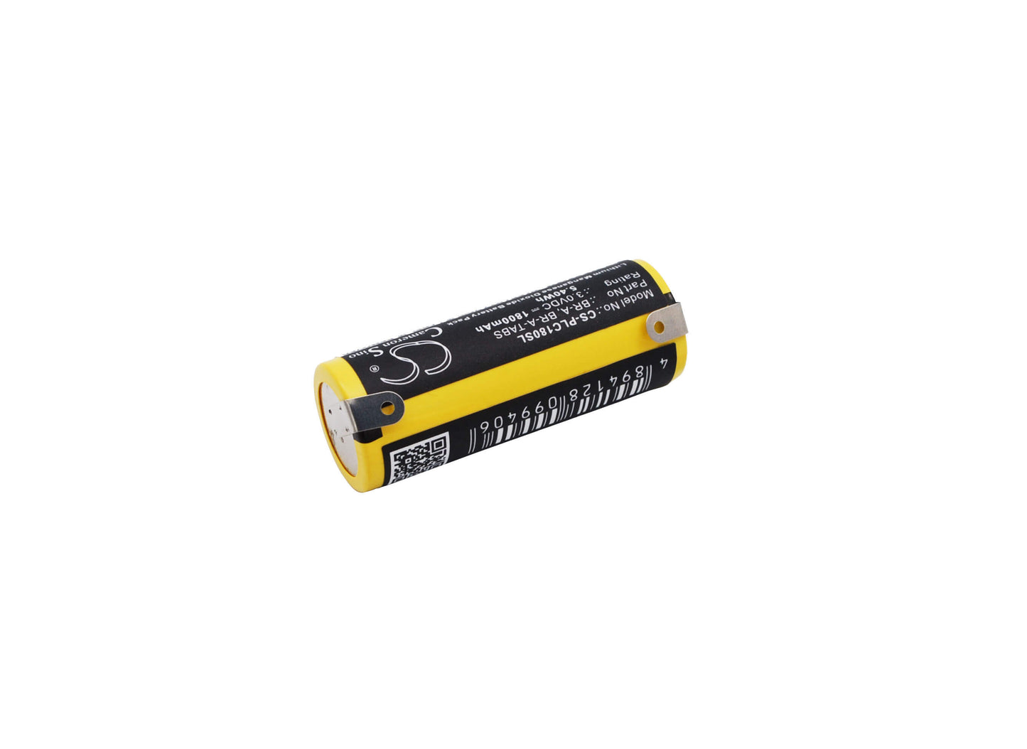 3.0V, 1800mAh, Li-MnO2 Battery fits Panasonic, Automated Meter Reading, Br-a, 5.4Wh