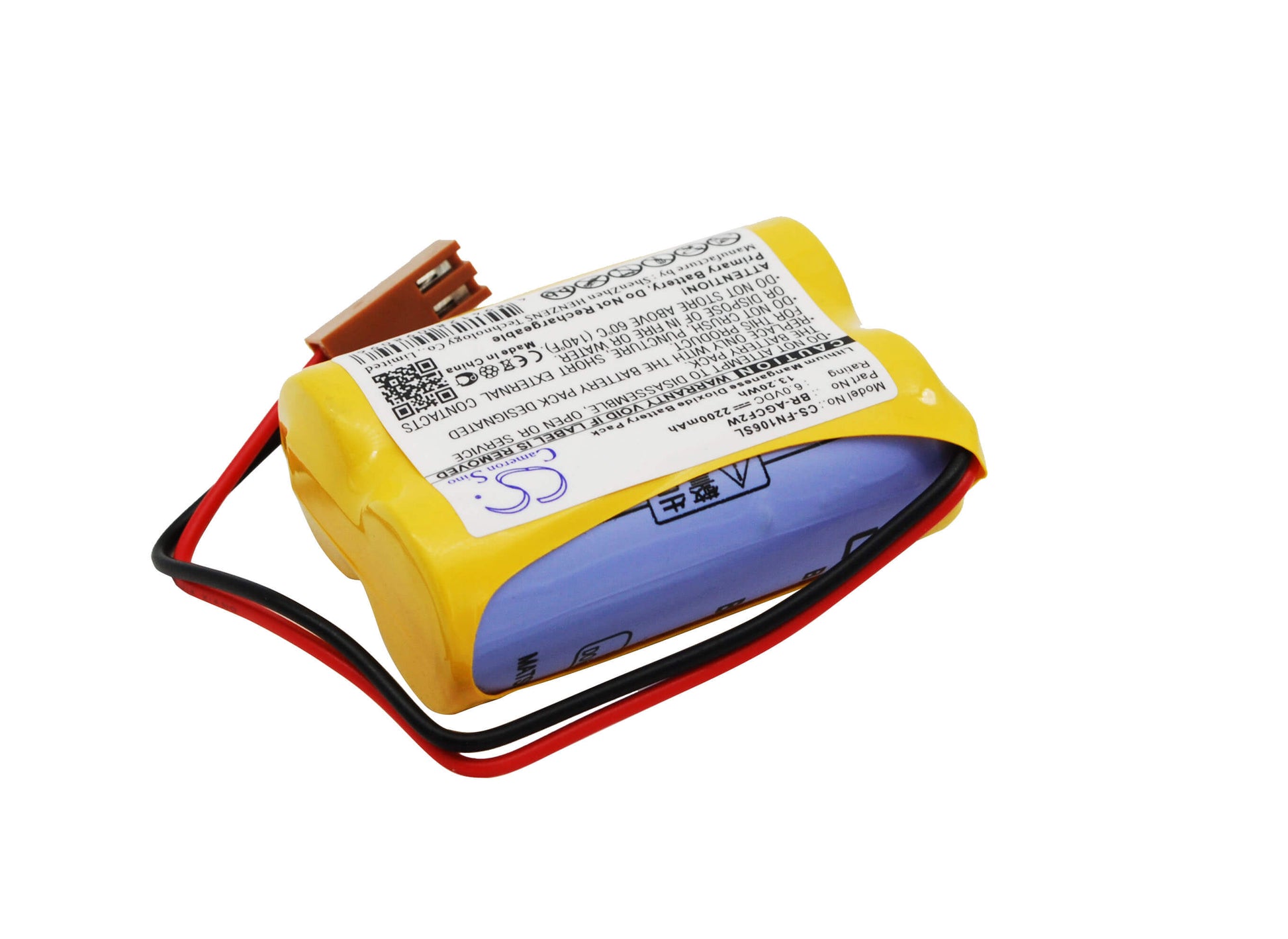 6.0V, 2200mAh, Li-MnO2 Battery fits Ge, A06b0177d106, A06b-0177-d106, 13.2Wh