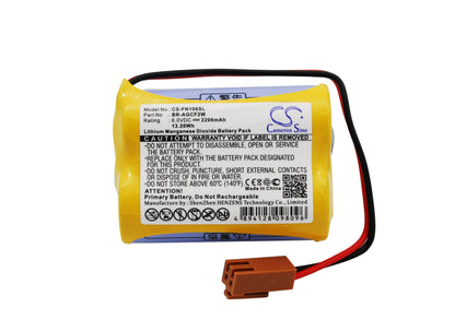 6.0V, 2200mAh, Li-MnO2 Battery fits Ge, A06b0177d106, A06b-0177-d106, 13.2Wh