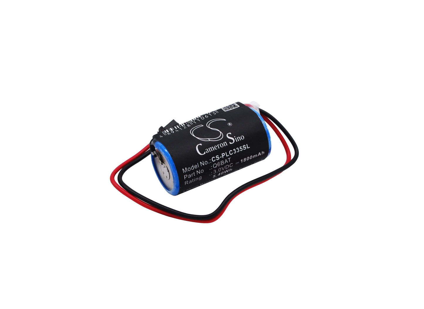 3.0V, 1800mAh, Li-MnO2 Battery fits Sanyo, Cr17335se-r, Er2/3a, 5.4Wh