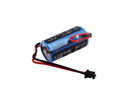 3.0V, 1700mAh, Li-MnO2 Battery fits Mitsubishi, Melsec Q, Q02cpu, 5.1Wh