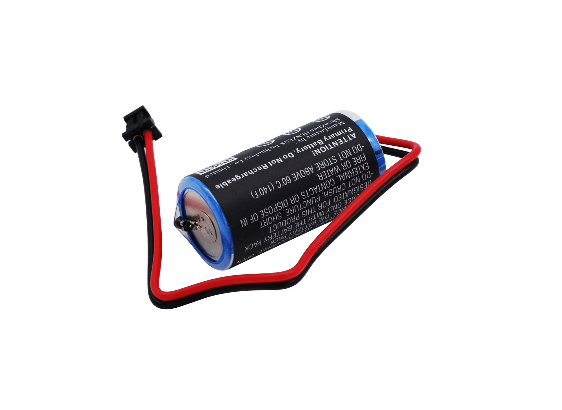 3.0V, 1700mAh, Li-MnO2 Battery fits Mitsubishi, Melsec Q, Q02cpu, 5.1Wh