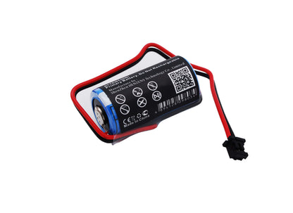 3.0V, 1700mAh, Li-MnO2 Battery fits Mitsubishi, Melsec Q, Q02cpu, 5.1Wh