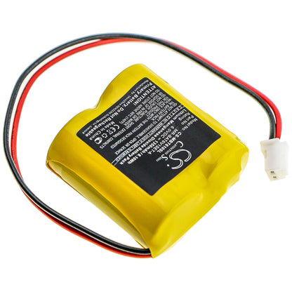 6.0V, 1350mAh, Li-MnO2 Battery fits Mitsubishi, Mr-bat6v1set-a, Mr-j4 Wk17, 8.1Wh