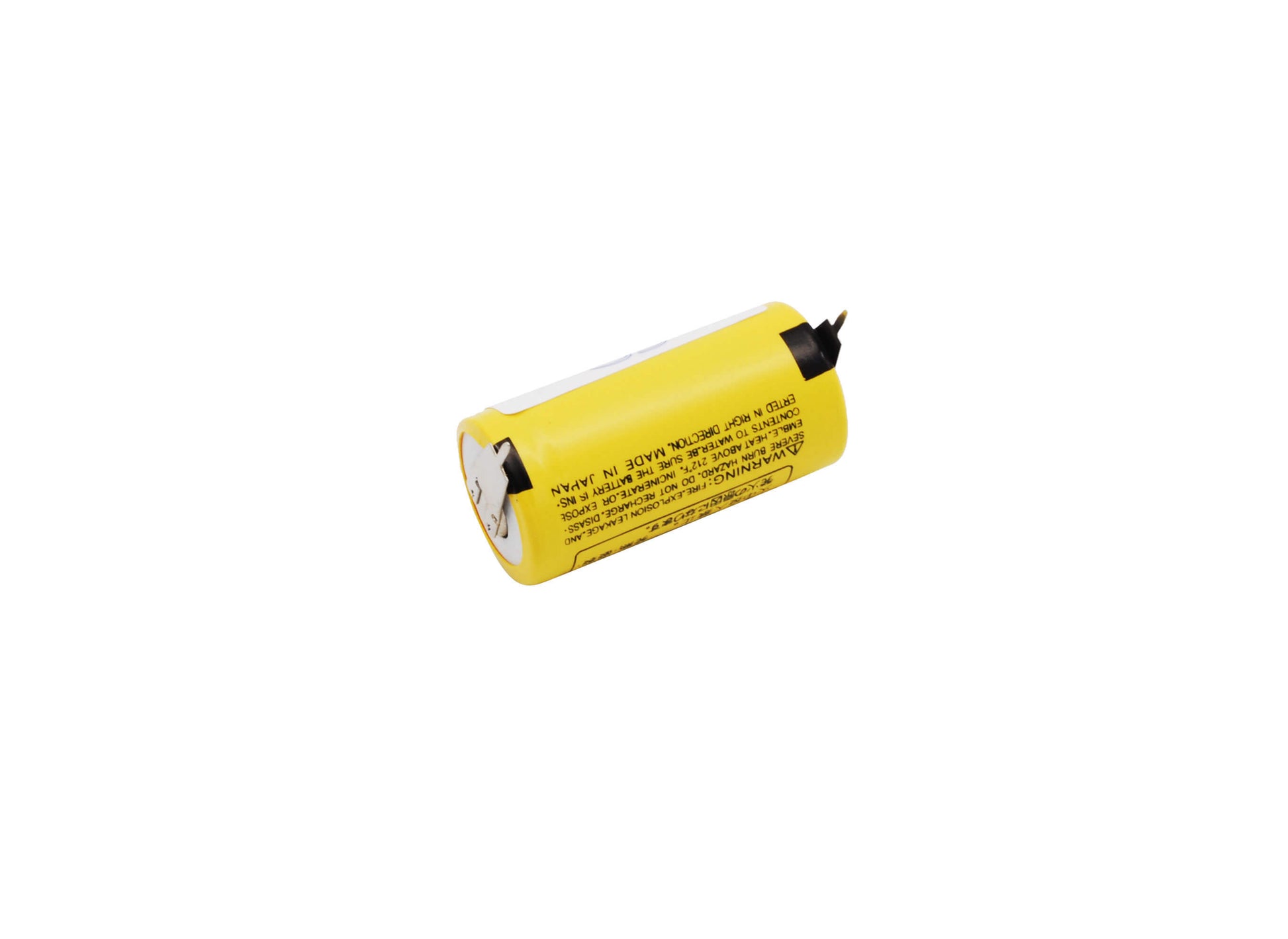 3.0V, 1450mAh, Li-MnO2 Battery fits Panasonic, Br-2/3ag With Weld Leg, 4.35Wh