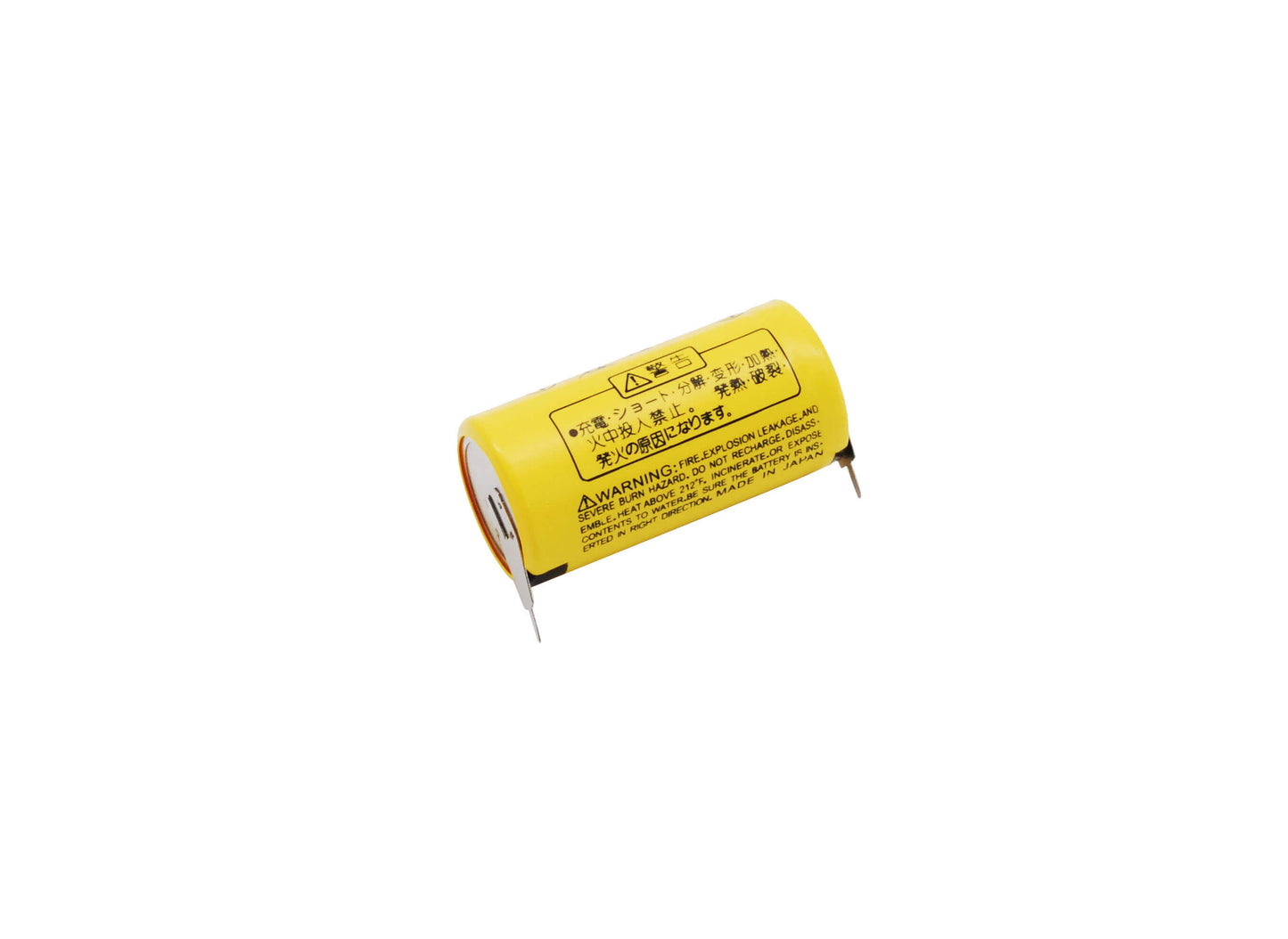 3.0V, 1450mAh, Li-MnO2 Battery fits Panasonic, Br-2/3ag With Weld Leg, 4.35Wh
