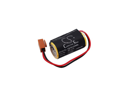 3.0V, 1200mAh, Li-MnO2 Battery fits Panasonic, Br2/3a, Br2/3ae2p, 3.6Wh
