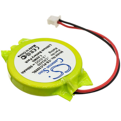 3.0V, 550mAh, Lithium Battery fits Panasonic, Fp-x Series Controllers, Gt32 Display, 1.65Wh