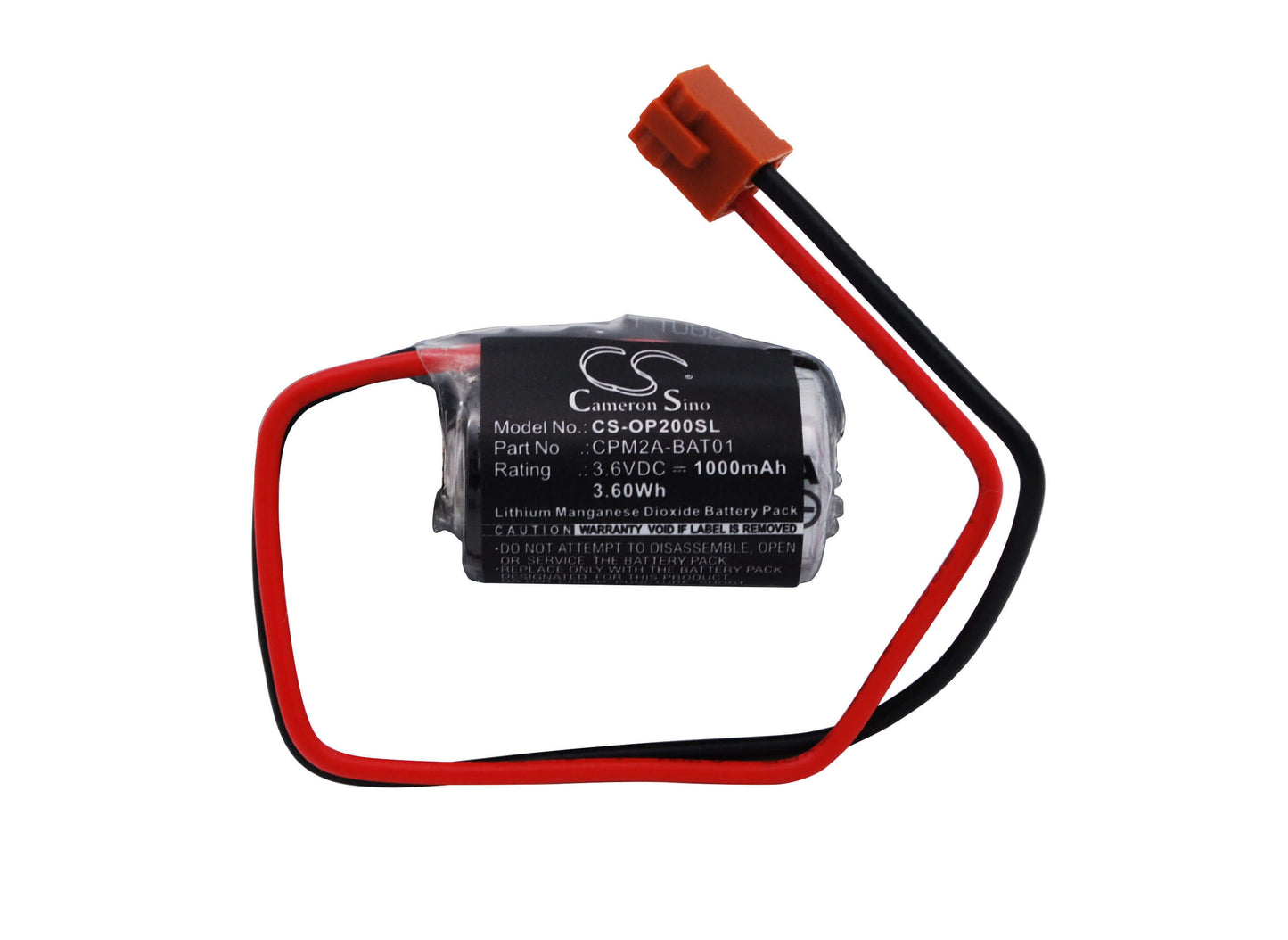 3.6V, 1000mAh, Li-MnO2 Battery fits Omron, Cj1, Cj1g, 3.6Wh