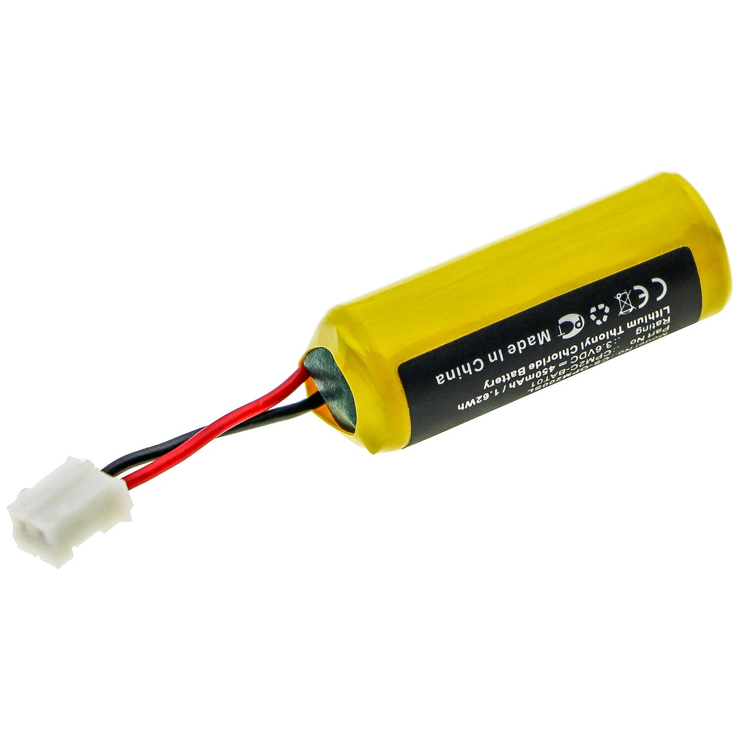 3.6V, 450mAh, Li-SOCl2 Battery fits Omron, Cpm2c, 1.62Wh