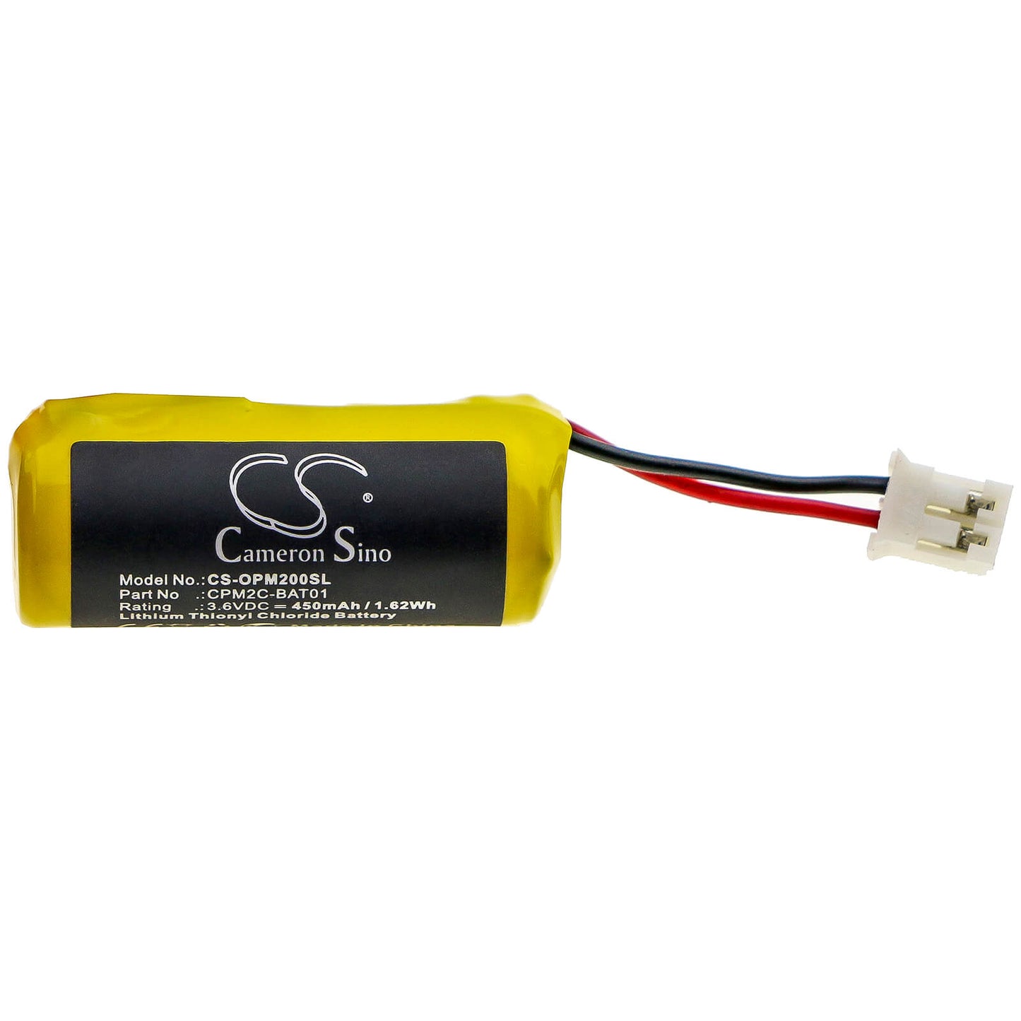 3.6V, 450mAh, Li-SOCl2 Battery fits Omron, Cpm2c, 1.62Wh