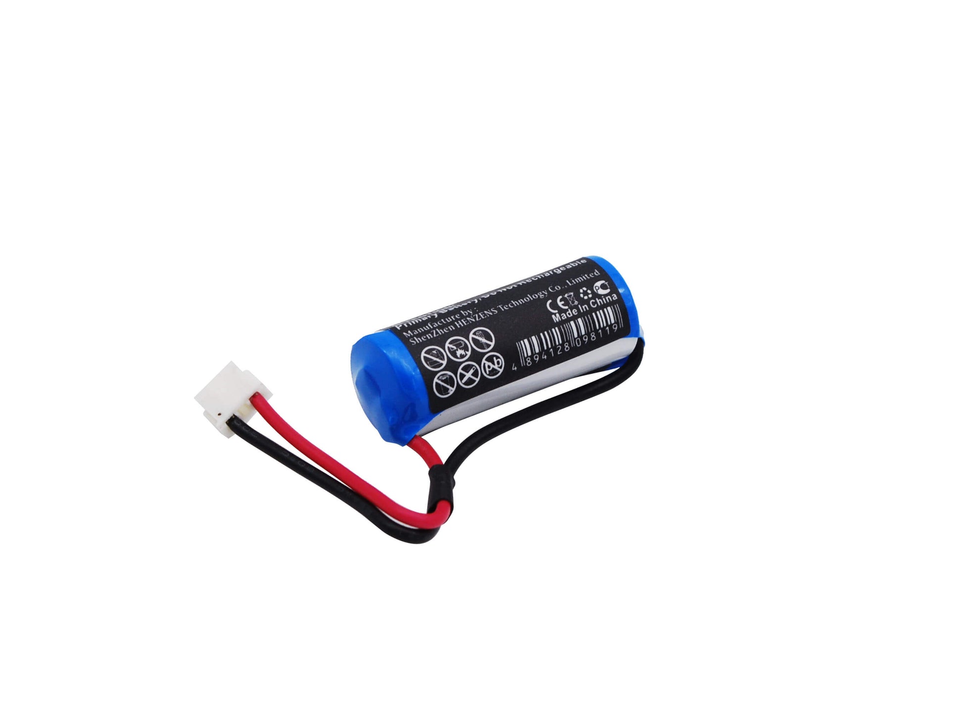 3.6V, 450mAh, Li-MnO2 Battery fits Philips, 9.89803E+11, Mr200, 1.62Wh