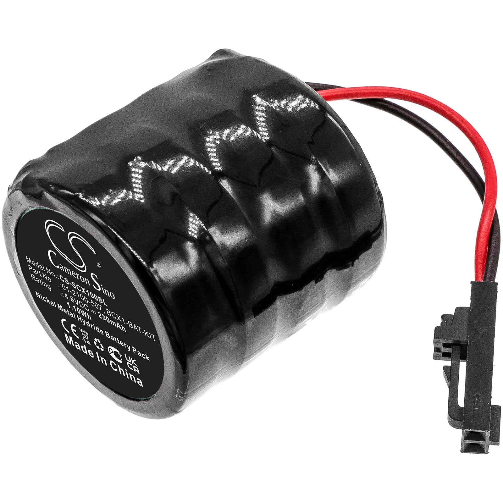 4.8V, 230mAh, Ni-MH Battery fits Schneider, An-1441, Bcx1, 1.104Wh