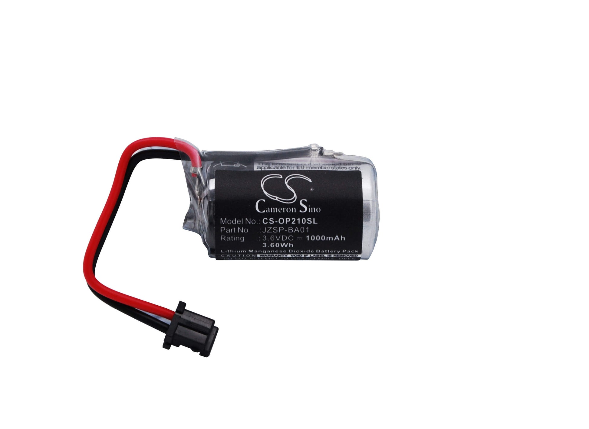 3.6V, 1000mAh, Li-MnO2 Battery fits Toshiba, Jzsp-ba01, Jzsp-ba01-1, 3.6Wh