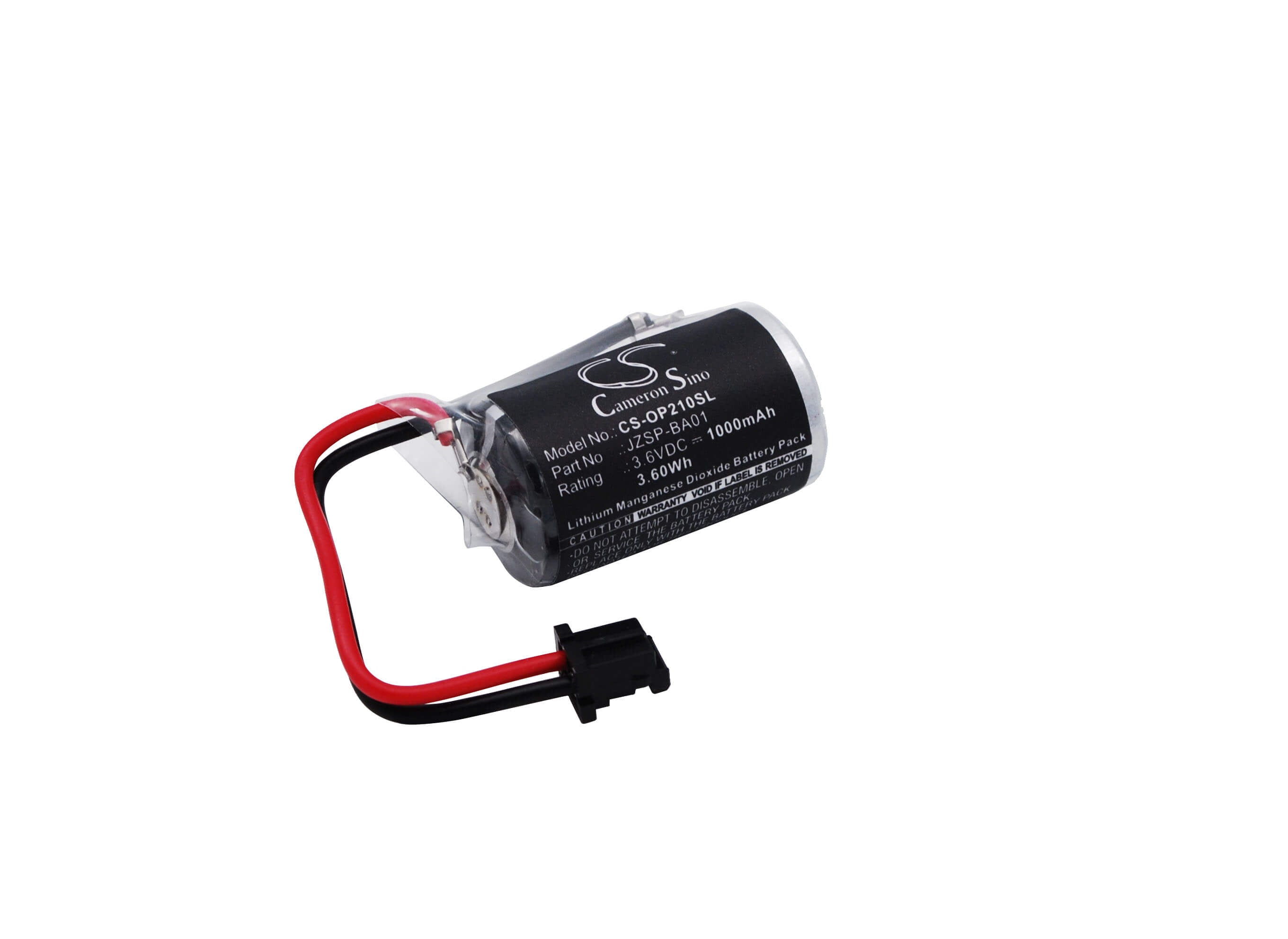 3.6V, 1000mAh, Li-MnO2 Battery fits Omron, Sgdh Amplifier, Sgdh Servorack, 3.6Wh