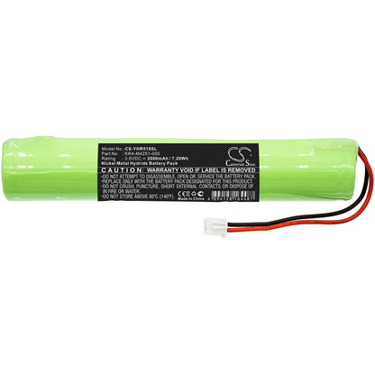 3.6V, 2000mAh, Ni-MH Battery fits Yamaha, Kr4-m4251-000, 7.2Wh