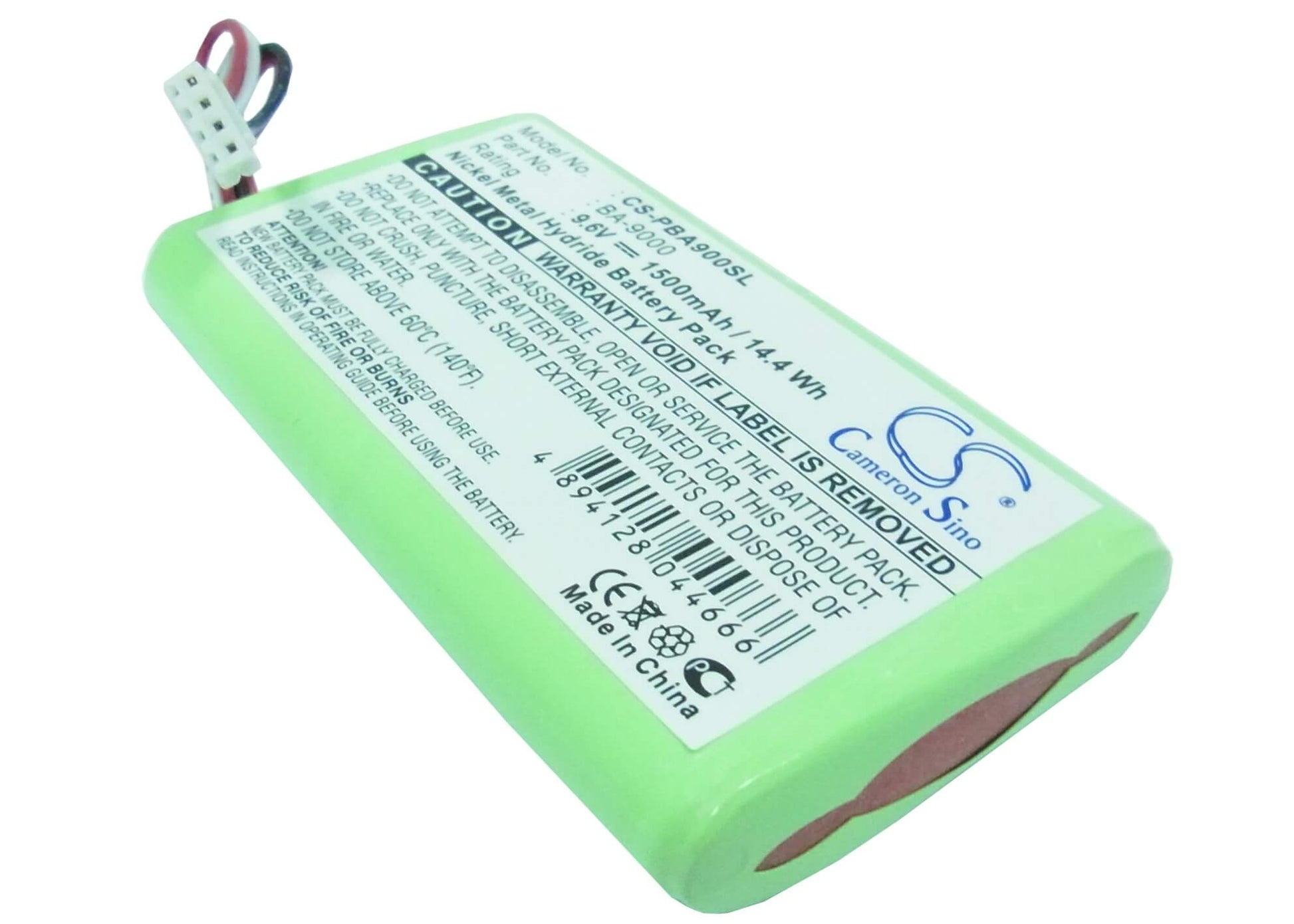 9.6V, 1500mAh, Ni-MH Battery fits Brother, Pt9600, Pt-9600, 14.4Wh
