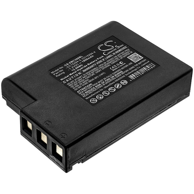 7.2V, 1800mAh, Ni-MH Battery fits Zebra, Cameo 3, 12.96Wh