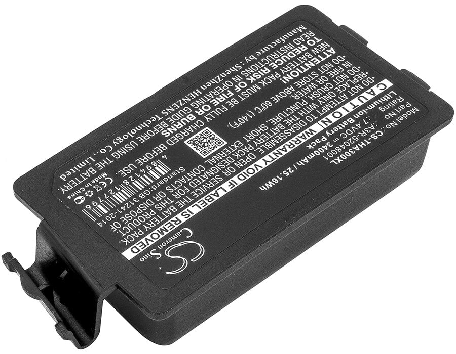 7.4V, 3400mAh, Li-ion Battery fits Tsc, Alpha 3r, 25.16Wh