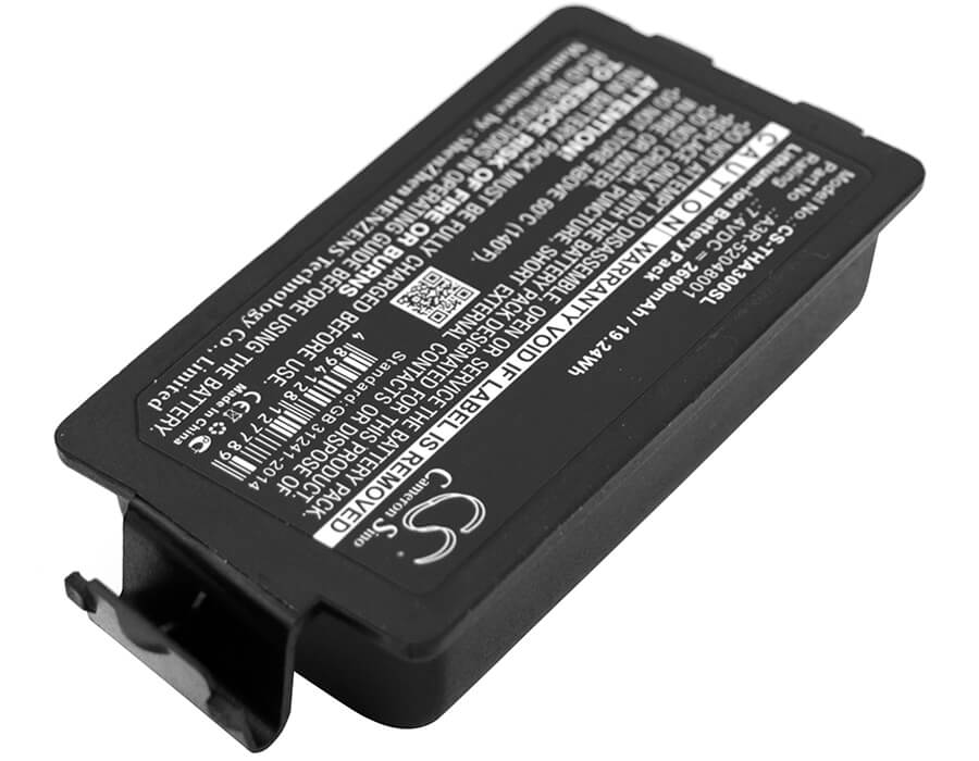 7.4V, 2600mAh, Li-ion Battery fits Tsc, Alpha 3r, 19.24Wh