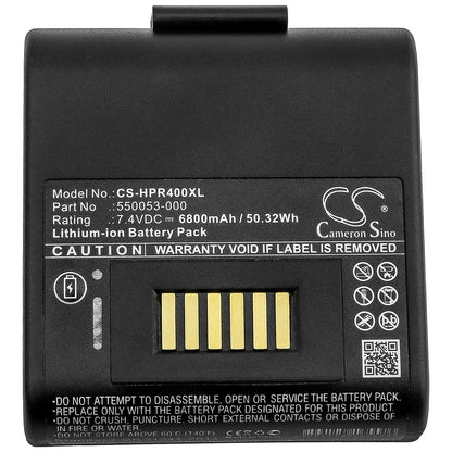 7.4V, 6800mAh, Li-ion Battery fits Intermec, Rp4, 50.32Wh