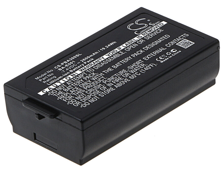 7.4V, 2600mAh, Li-ion Battery fits Brother, Pt-e300, Pt-e500, 19.24Wh