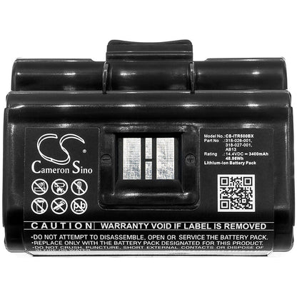 14.4V, 3400mAh, Li-ion Battery fits Intermec, Pb50, Pb51, 48.96Wh