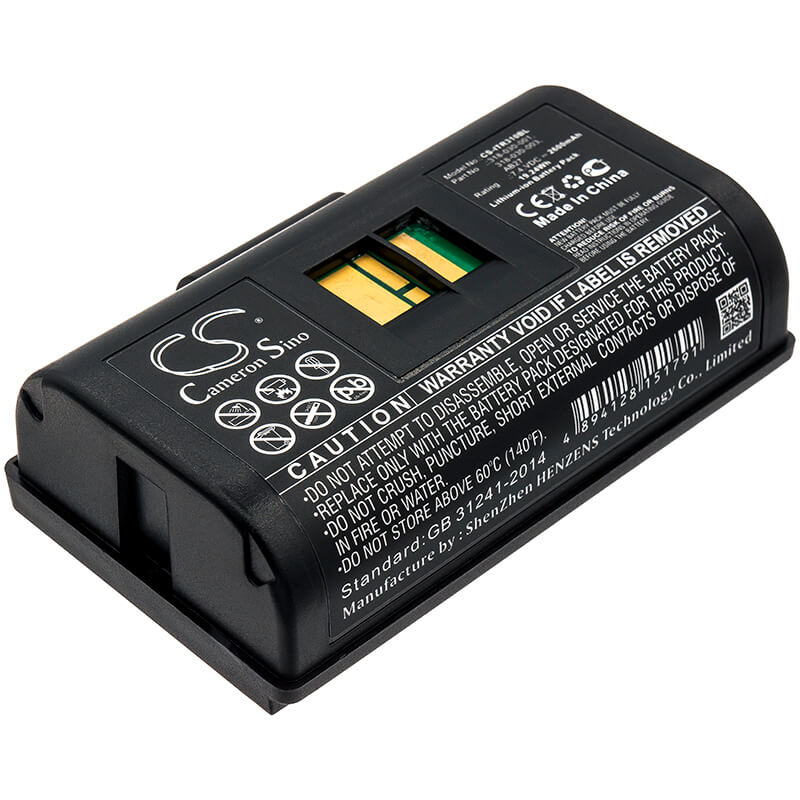 7.4V, 2600mAh, Li-ion Battery fits Intermec, Pb21, Pb22, 19.24Wh