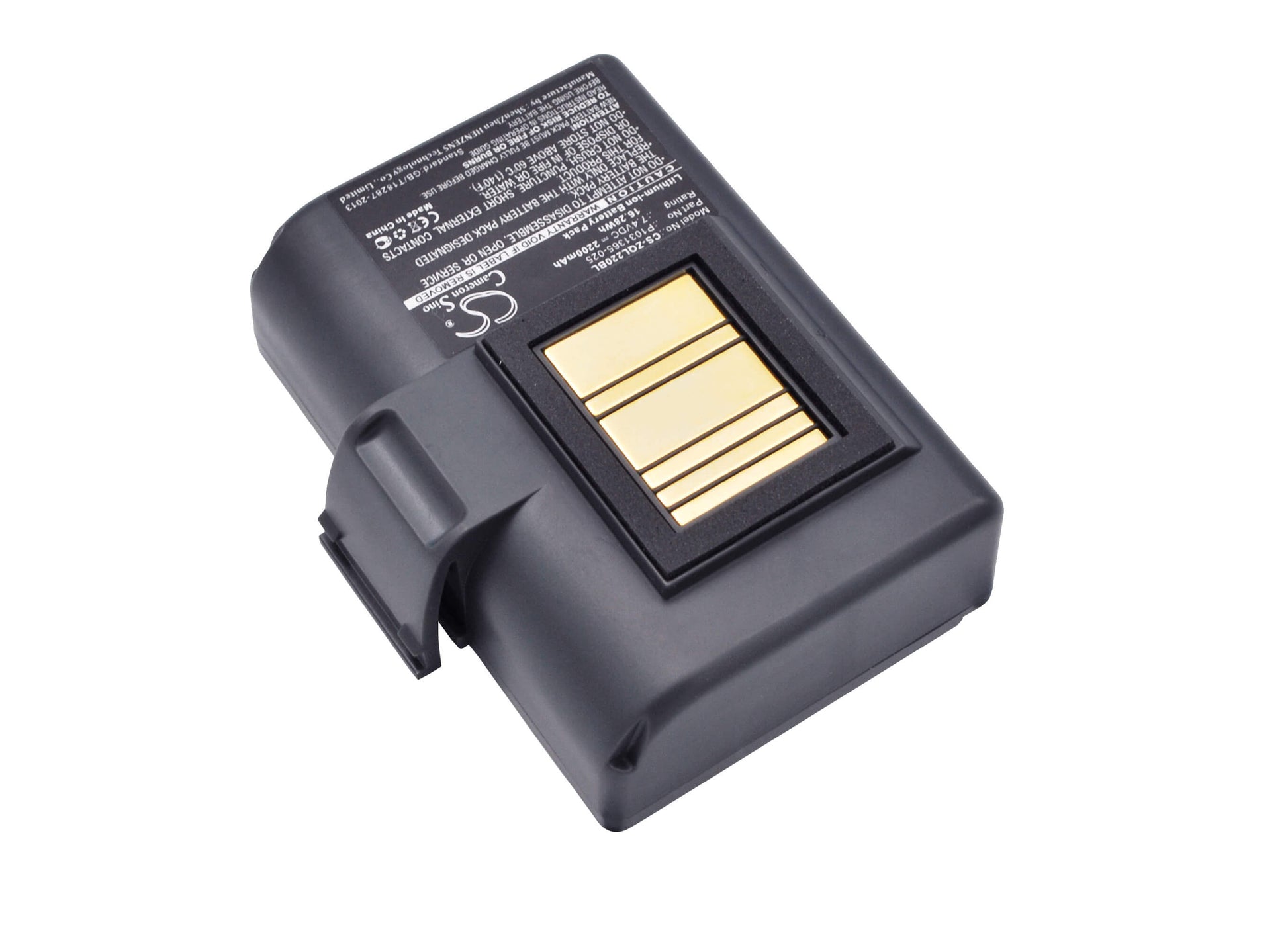 7.4V, 2200mAh, Li-ion Battery fits Zebra, Qln220, Qln220hc, 16.28Wh