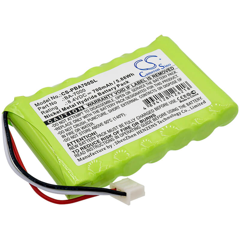 8.4V, 700mAh, Ni-MH Battery fits Brother, Pt-7600, Pt-7600 Label Printer, 5.88Wh